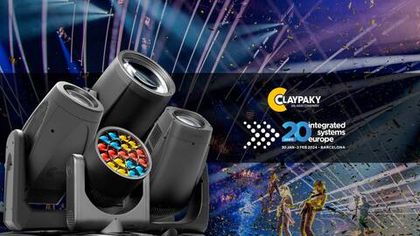 Откройте для себя новейшие световые решения с Claypaky для любых условий