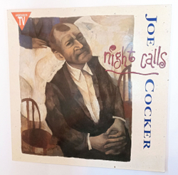 Винтажная виниловая пластинка LP Joe Cocker Night Calls (Spain 1991)