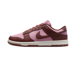 alt="Nike Dunk Low Next Nature Neapolitan DD1873-114 женские кроссовки розово-коричневые вид сбоку на белом фоне"