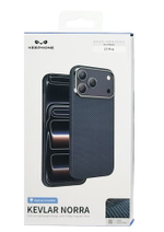 Накладка для i-Phone 17 Pro Keephone Kevlar Norra MagSnap (Indigo) синий