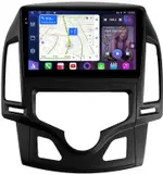 Магнитола для Hyundai i30 1 2007-2012 (климат) - FarCar S500-TS18 монитор 9.5" QLED на Android 14, CarPlay, 4G SIM-слот