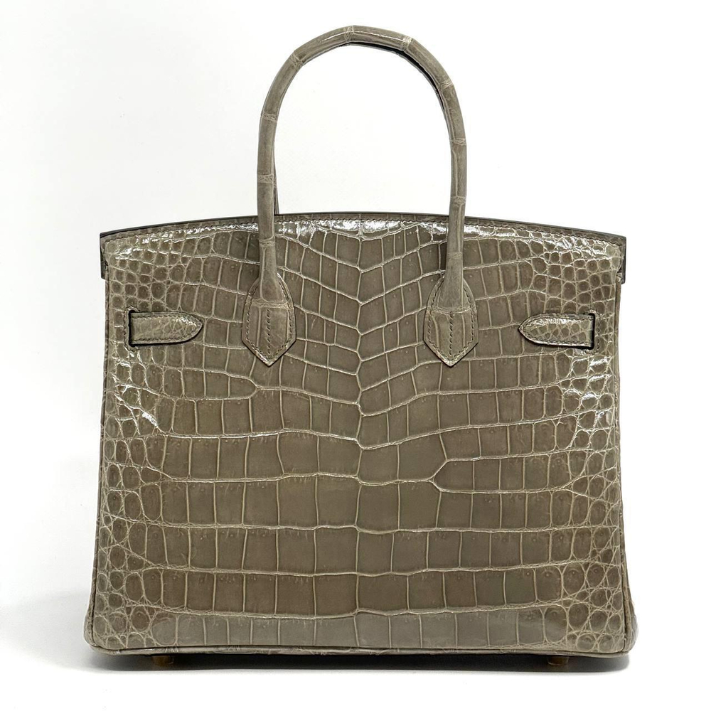 Сумка Hermes из кожи крокодила 30 см
