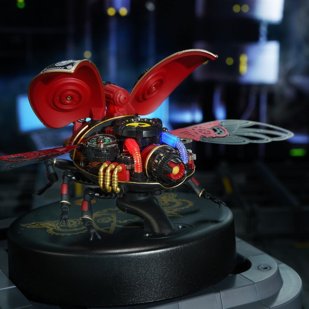 Жук-разведчик (Scout Beetle)  от ROKR - Конструктор, 3D пазл, 3D puzzle, сборная механическая модель, DIY Model, сборка своими руками