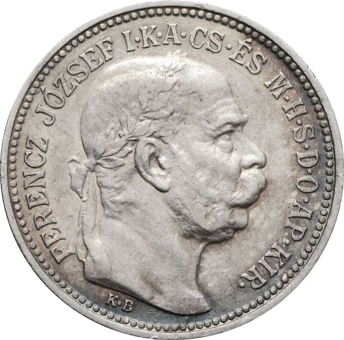 1 крона 1914 Венгрия XF