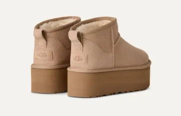 UGG Угги на платформе Classic Ultra Mini, песочный