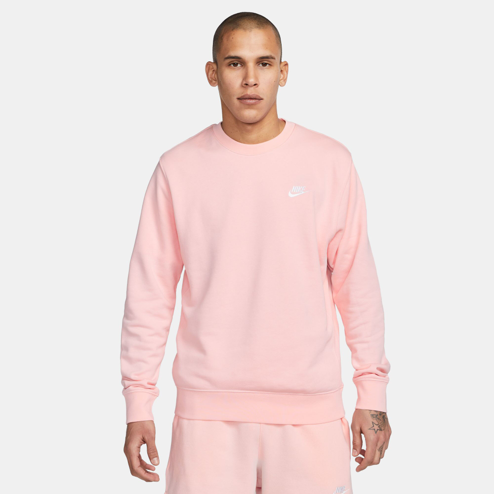 Мужская кофта теннисная Nike French Terry Sweatshirt Men - Pink