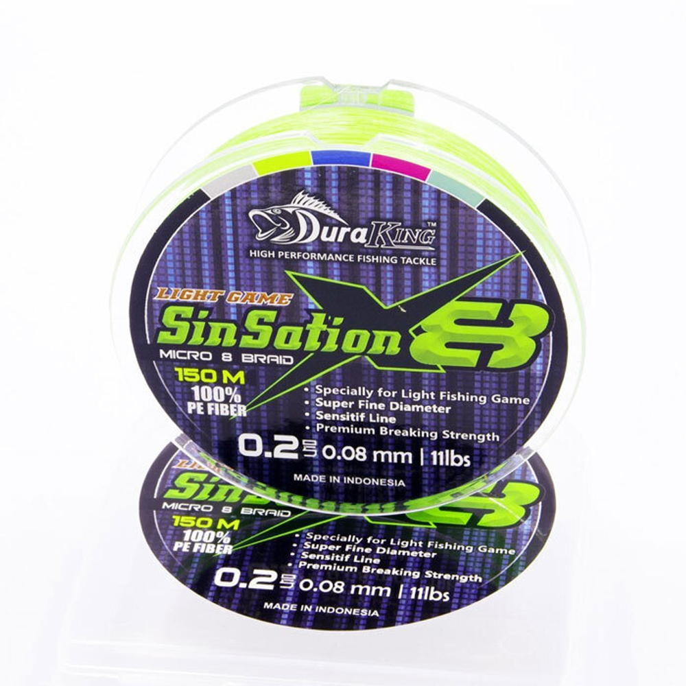 Шнур для рыбалки DuraKing SINSATION 8X