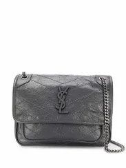 Сумка на плечо Saint Laurent Niki серый