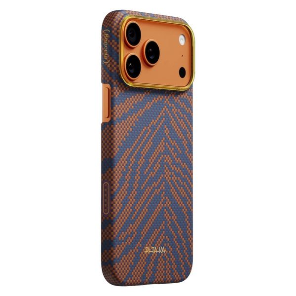 Чехол Pitaka Edge Case для iPhone 17 Pro, Пылающий оранжевый | Burning Orange