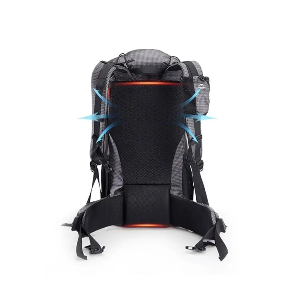 РЮКЗАК NATUREHIKE ROCK SERIES NH19BP095 60L+5L С РАМОЙ