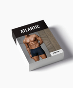 Мужские трусы шорты Atlantic, 1 шт. в уп., микромодал, темно - серые, MH-1204