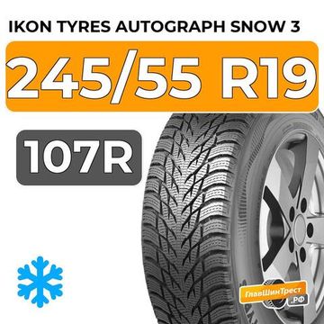 Ikon Tyres Autograph Snow 3 SUV 245/55 R19 107R XL