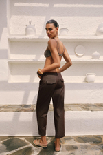 БРЮКИ ЧИНОС С ПЛЕТЕНЫМ РЕМНЕМ — ZARA