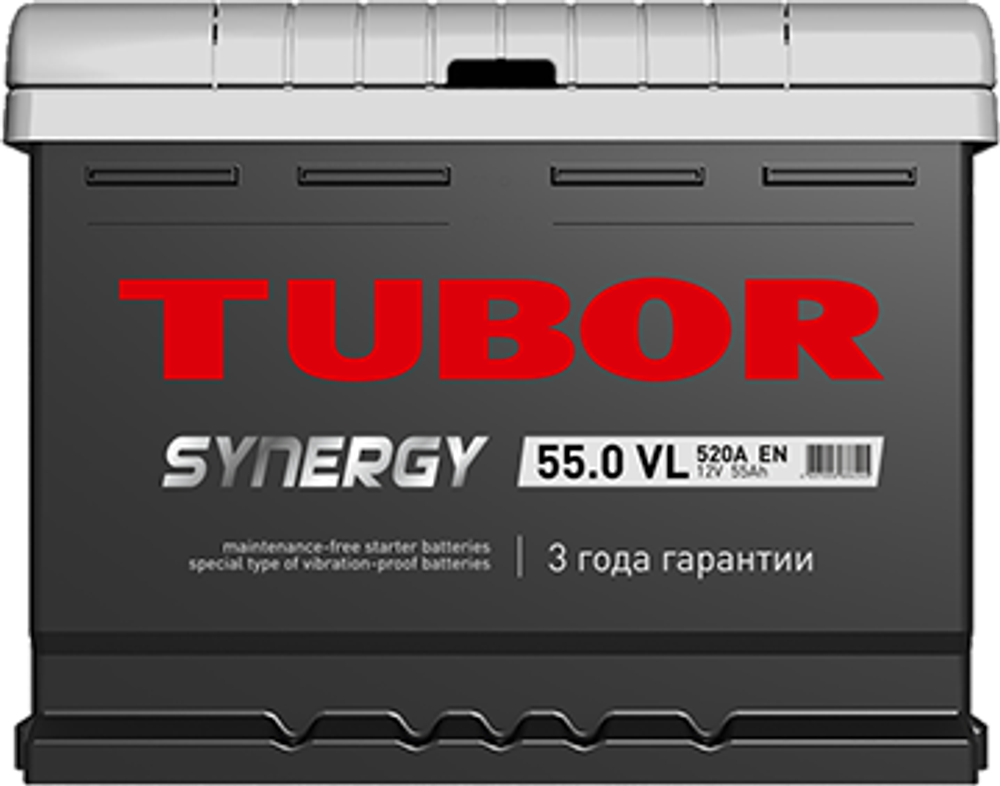 TUBOR Synergy 6СТ-55 аккумулятор TUBOR Synergy 6СТ-55 аккумулятор