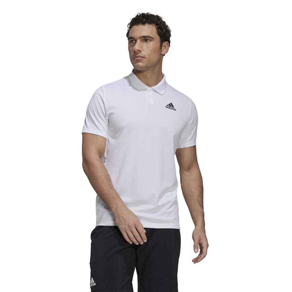 Мужское теннисное поло Adidas Club Pique Polo - белый