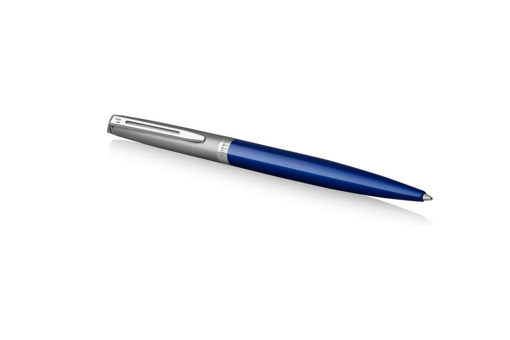 Шариковая ручка Waterman Hemisphere Entry Point Stainless Steel with Blue Lacquer в подарочной упаковке