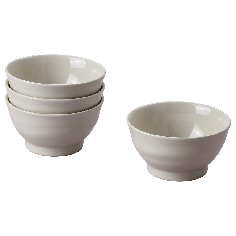 IKEA SANDSKÄDDA  (ИКЕА САНДСКЭДДА)  -  Миска - светлый серо-бежевый 14 см