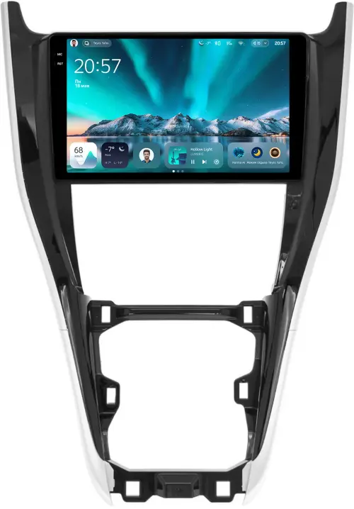 Магнитола для Toyota Harrier 3 XU60 2013-2017 (большая рамка) - Teyes CC4 монитор 10.36" 2K QLED на Android 14, Быстрейшая, Snapdragon 680, DSP, CarPlay, 4G SIM-слот
