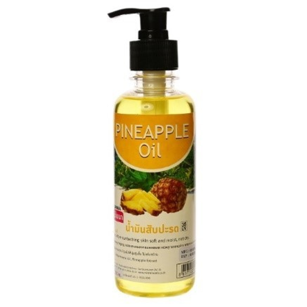Ананасовое масло для тела Banna PINEAPPLE Oil с дозатором, 250 мл