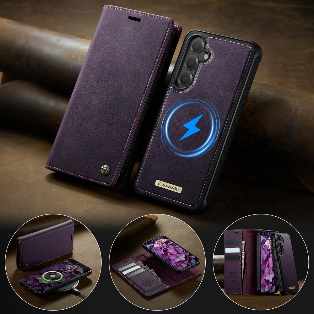 Чехол-кошелек CaseMe 2 in 1 MagSafe Samsung Galaxy S24