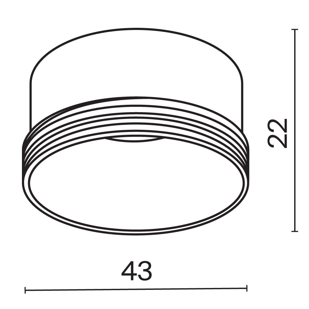 Кольцо декоративное для светильника Maytoni UNITY Focus LED RingS-5-W