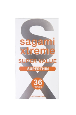 Sagami Xtreme 0.04мм - Презервативы латексные, ультратонкие 36шт.