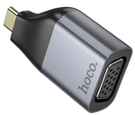 Кабель-переходник Hoco UA34 Type-C на VGA серый