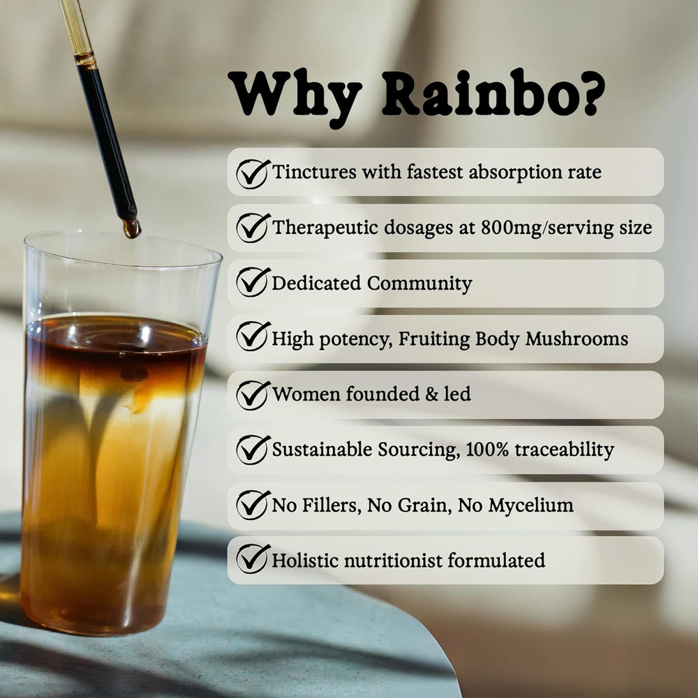 Rainbo, Чага, без спирта, 100 мл (3,4 жидк. унц.)