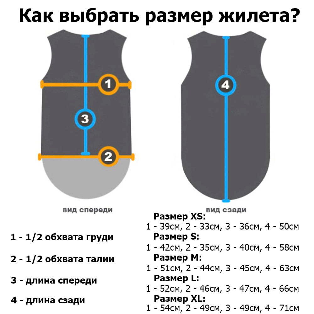 Защита спины жилет на молнии Prosurf PS07 GILET DORSAL BACK VEST