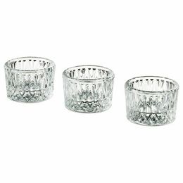 Набор подсвечников IKEA SMALLSPIREA (СМЭЛЛСПИРЕЯ), Стекло, 4 см, 3 шт