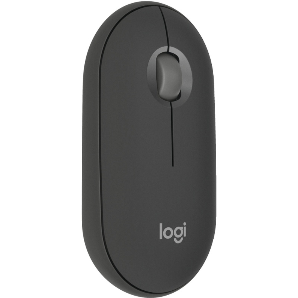 Мышь Logitech Pebble 2 M350S Graphite (беспроводная 2.4 GHz, Bluetooth) Бесшумная