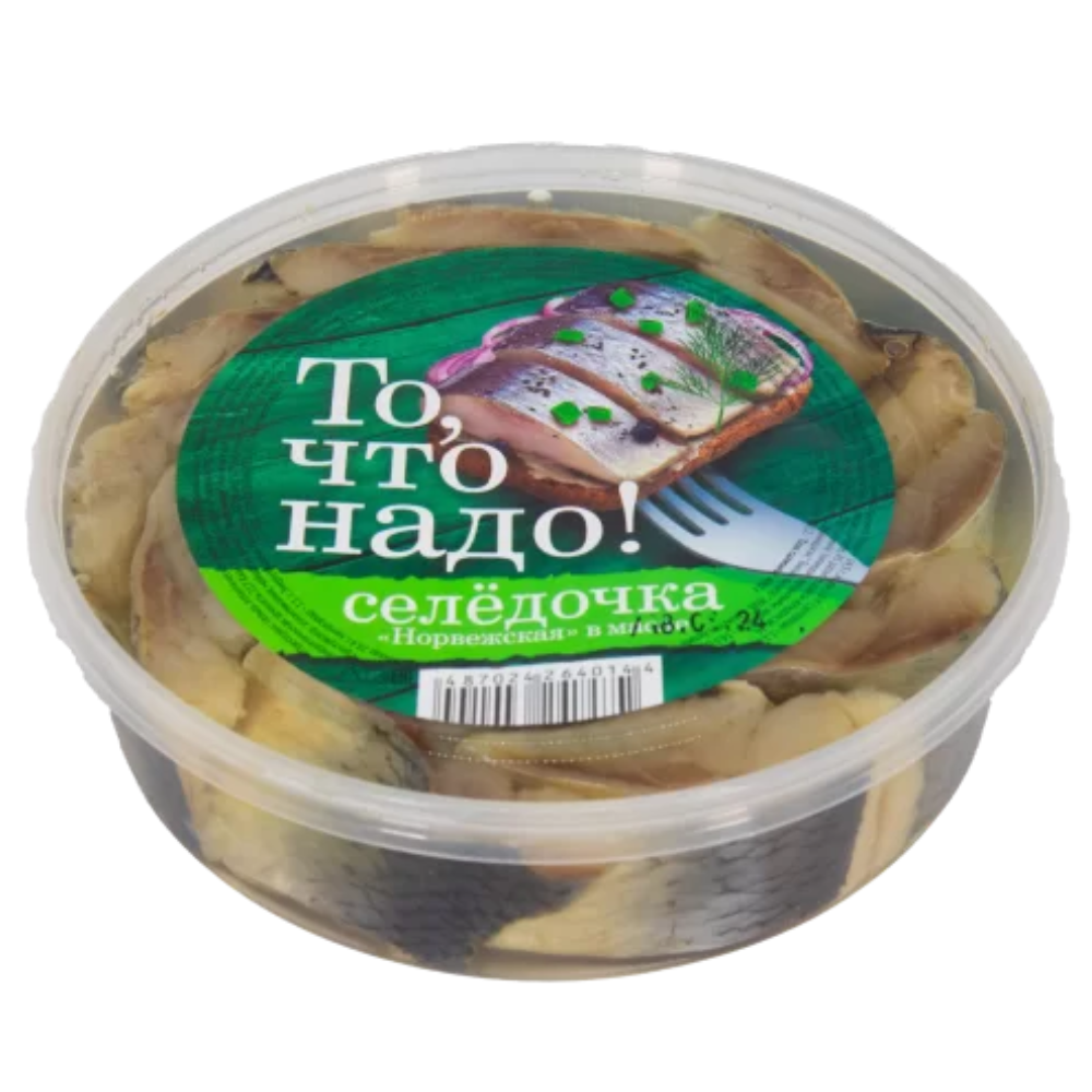 Селедочка То что надо! Застольная в масле 400 гр