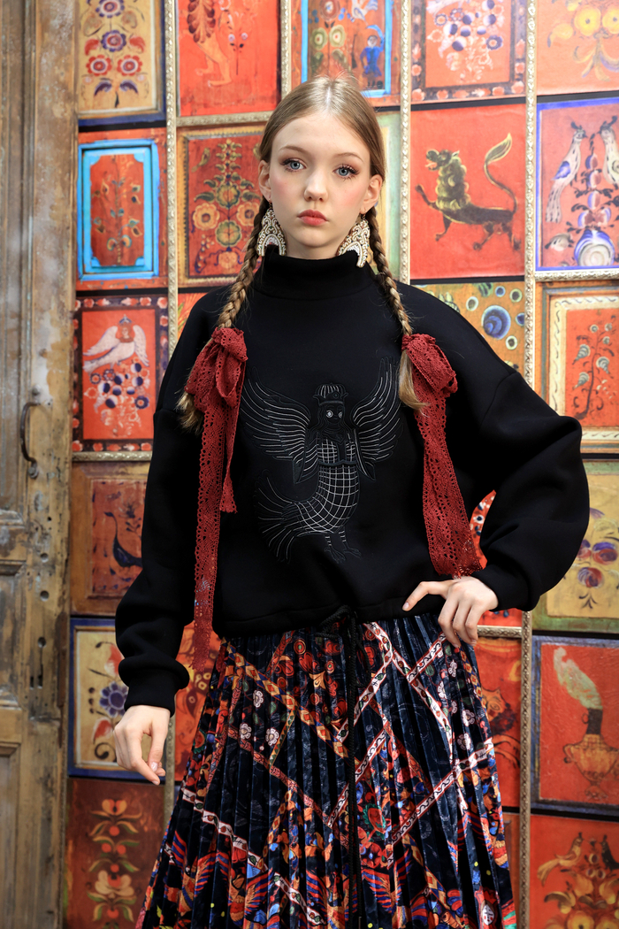 Jumper "Angara. Alkonost" (embroidery)