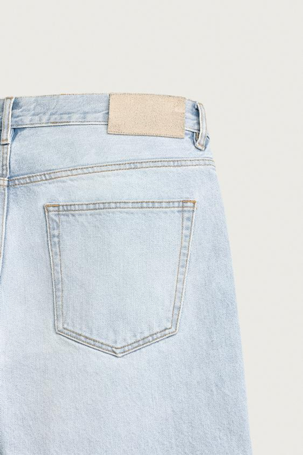 ZARA ДЖИНСЫ STRAIGHT ДЛИНОЙ ДО ЩИКОЛОТКИ, ГОЛУБОЙ