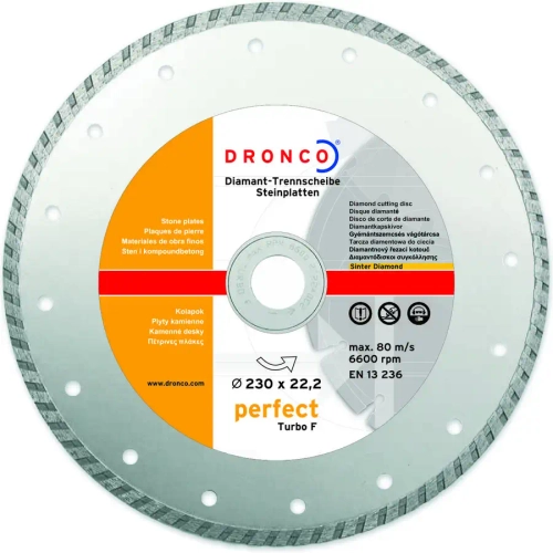 Алмазный диск PERFECT TURBO F 125 мм Dronco 4120460