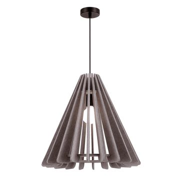 Светильник подвесной 1*E27 SL3002.403.01 чёрный/бежевый Sentito ST-Luce