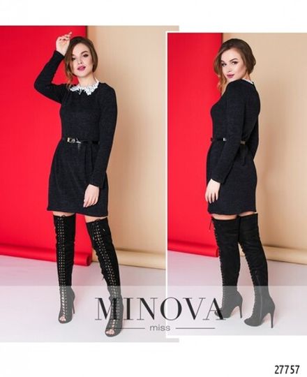 Платье 1001-синий Minova Фото 1