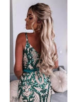 изумрудное макси платье + plus size