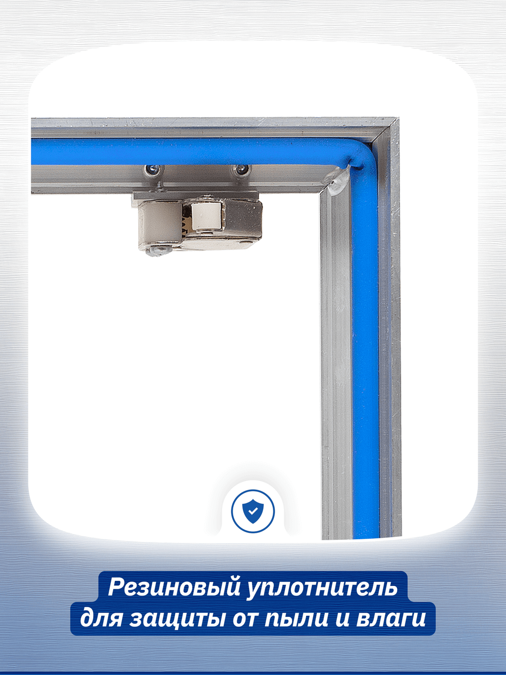 Люк ревизионный D Ceramo 600х500 скрыт.монтаж съемный алюминий EVECS