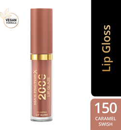 Max Factor 2000 Calorie Lip Glaze - Блеск для губ, придающий объем оттенок 150 Caramel Swish, 4 ml