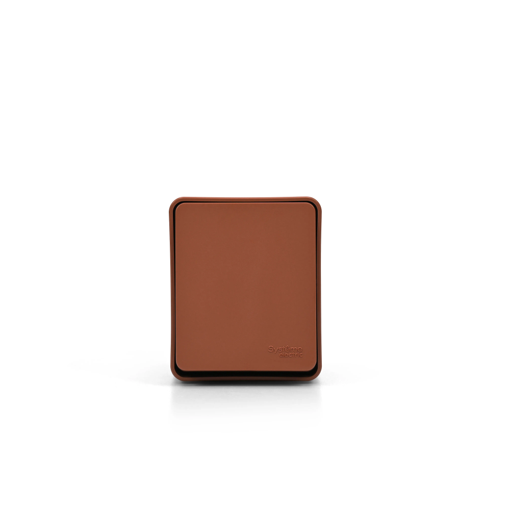 ATLASDESIGN PROFI IP54 О/У 1-клавишный ВЫКЛЮЧАТЕЛЬ, сх.1, 10АХ, ТЕРРАКОТОВЫЙ