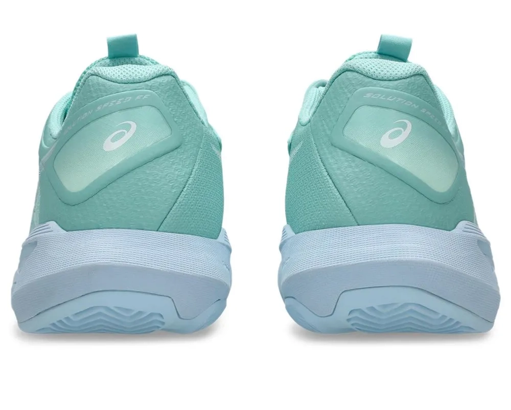 Женские теннисные кроссовки Asics Solution Speed FF 4 Clay - oasis green/light blue