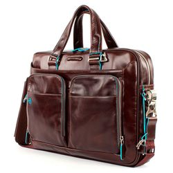 Сумка мужская Piquadro Blue Square коричневая телячья кожа (CA2849B2/MO) 2