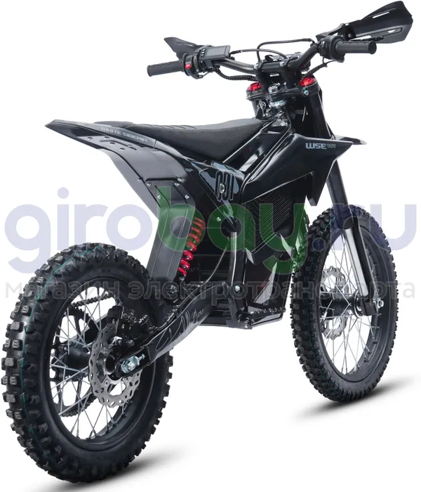 Электромотоцикл Эндуро WHITE SIBERIA BELLLUGA 001 3900W (60V/27Ah) - Чёрный фото №7