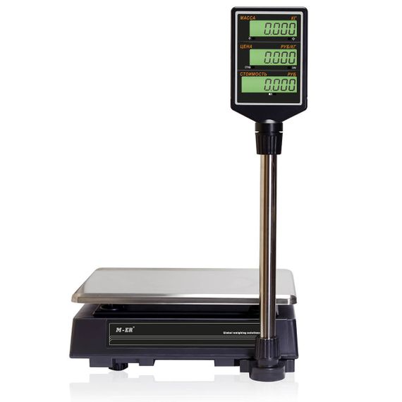 Торговые настольные весы M-ER 327 ACP "Ceed" LCD Черные
