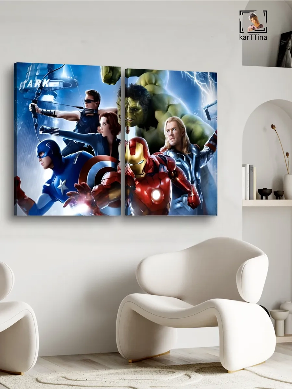 Картина Последний рубеж модульная 50x70см 2шт.