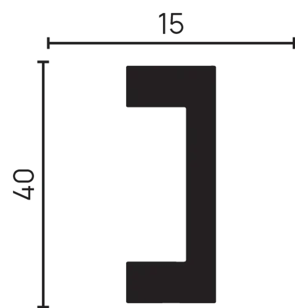 618-25/Молдинг(40*15*3000мм)/40, шт