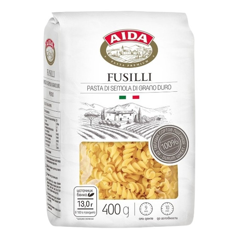 Мак изд AIDA Fusilli Спирали 400г