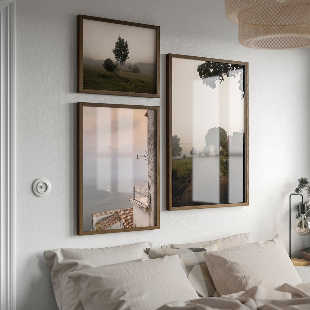 IKEA RÖDALM  (ИКЕА РЁДАЛМ)  -  Рамка - орех 40x50 см