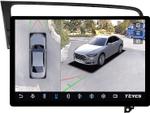 Магнитола для Volkswagen Golf 7 2012-2020 (рамка черный глянец) - Teyes CC3-2K-360 монитор 13" 2K QLED на Android 10, Быстрая, CarPlay, 4G SIM-слот, 4 камеры в комплекте